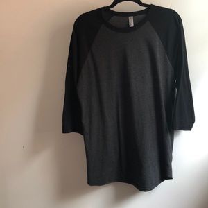 AMERICAN APPAREL baseball T